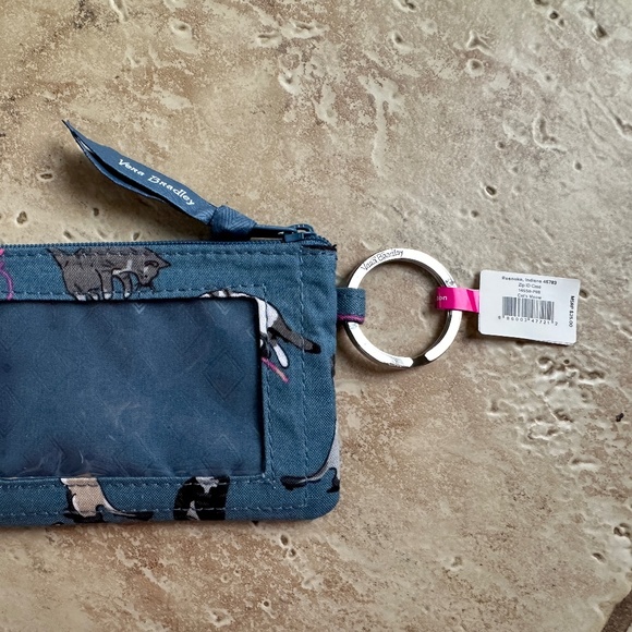 VERA BRADLEY CAT'S MEOW ZIP ID CASE:NWT CATS - Picture 6 of 7